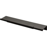 Top Knobs Crestview 6" Center to Center Finger Pull, Flat Black - TK973BLK