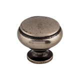 Top Knobs Cumberland 1 1/4" Diameter Round Knob, Antique Pewter - M206