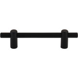 Top Knobs Dempsey 3 3/4" Center to Center Bar Pull, Flat Black - TK3252BLK