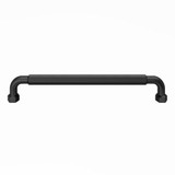 Top Knobs Dustin 12" Center to Center Appliance Pull, Flat Black - TK3207BLK