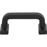Top Knobs Harrison Pull 2 1/2" (c-c) - Flat Black - TK3161BLK