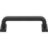Top Knobs Harrison Pull 3 3/4" (c-c) - Flat Black - TK3162BLK