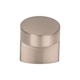 Top Knobs Hartridge 1 1/8" Length Cylindrical Knob, Ash Gray - TK3040AG