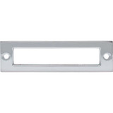 Top Knobs Hollin Backplate 3 3/4" Center to Center , Polished Chrome - TK924PC