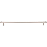 Top Knobs Julian 12" Center to Center Bar Pull, Brushed Satin Nickel - TK3057BSN