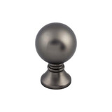 Top Knobs Kara 1" Diameter Round Knob, Ash Gray - TK801AG