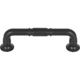Top Knobs Kent 3 3/4" Center to Center Bar Pull, Flat Black - TK1002BLK