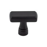 Top Knobs Kingsbridge 1 3/8" Length Rectangle Knob, Flat Black - TK850BLK