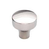 Top Knobs Kinney 1 1/8" Diameter Round Knob, Polished Nickel - TK900PN