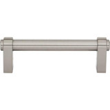 Top Knobs Lawrence 3 3/4" Center to Center Bar Pull, Brushed Satin Nickel - TK3210BSN