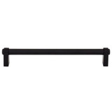 Top Knobs Lawrence 6 5/16" Center to Center Bar Pull, Flat Black - TK3212BLK