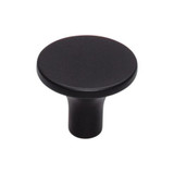 Top Knobs Marion 1 1/4" Diameter Round Knob, Flat Black - TK913BLK