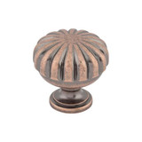Top Knobs Melon Knob 1 1/4" - Antique Copper - M323
