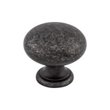 Top Knobs Mushroom Knob 1 1/4" - Black Iron - M283