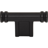 Top Knobs Newburn T-Knob 2 1/4" - Flat Black - TK3380BLK