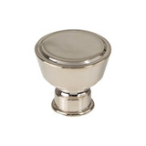 Top Knobs Ormonde 1 3/8" Diameter Cylindrical Knob, Polished Nickel - TK3120PN