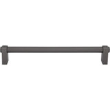 Top Knobs Lawrence 12" Center to Center Appliance Pull, Ash Gray - TK3216AG