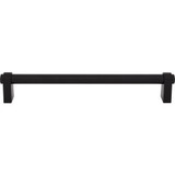 Top Knobs Lawrence 18" Center to Center Appliance Pull, Flat Black - TK3217BLK