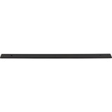 Top Knobs Radcliffe Backplate 12" Center to Center, Flat Black - TK3286BLK