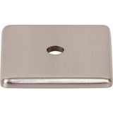 Top Knobs Radcliffe Knob Backplate 1 1/4", Brushed Satin Nickel - TK3280BSN
