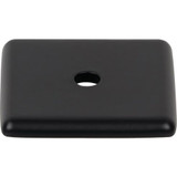 Top Knobs Radcliffe Knob Backplate 1 1/4", Flat Black - TK3280BLK