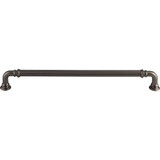 Top Knobs Reeded 9" Center to Center Bar Pull, Ash Gray - TK325AG