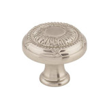 Top Knobs Ribbon 1 1/4" Diameter Round Knob, Brushed Satin Nickel - M1621
