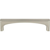Top Knobs Riverside 3 3/4" Center to Center Bar Pull, Brushed Satin Nickel - TK1012BSN