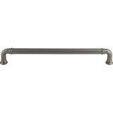 Top Knobs Reeded Appliance Pull 12" (c-c) - Ash Gray - TK327AG