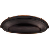 Top Knobs Somerset 3" Center to Center Cup/Bin Pull, Tuscan Bronze - M1674