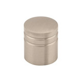 Top Knobs Stacked 1" Diameter Round Knob, Brushed Satin Nickel - M582