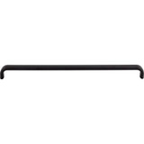 Top Knobs Telfair 12" Center to Center Bar Pull, Flat Black - TK3016BLK