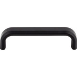 Top Knobs Telfair 3 3/4" Center to Center Bar Pull, Flat Black - TK3011BLK
