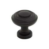 Top Knobs Ulster Knob 1 1/4" - Flat Black - TK3070BLK