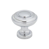 Top Knobs Ulster 1 1/4" Diameter Mushroom Knob, Polished Chrome - TK3070PC
