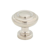 Top Knobs Ulster 1 1/4" Diameter Mushroom Knob, Polished Nickel - TK3070PN