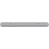 Top Knobs Wescott Backplate 3 3/4" Center to Center, Polished Chrome - TK3271PC