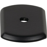 Top Knobs Wescott Knob Backplate 1 1/2", Flat Black - TK3270BLK
