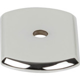 Top Knobs Wescott Knob Backplate 1 1/2", Polished Chrome - TK3270PC