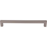 Top Knobs Square Bar 12" Center to Center Appliance Pull, Ash Gray - TK164AG