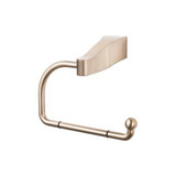 Top Knobs Aqua Wall Mounted Toilet Paper Holder, Brushed Bronze - AQ4BB