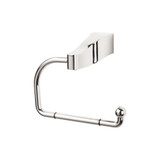 Top Knobs Aqua Wall Mounted Toilet Paper Holder, Polished Nickel - AQ4PN