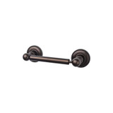 Top Knobs Edwardian Bath Tissue Holder - Oil Rubbed Bronze - Beaded Backplate - ED3ORBA
