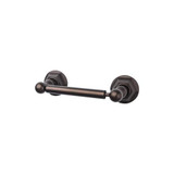 Top Knobs Edwardian Bath Tissue Holder - Oil Rubbed Bronze - Hex Backplate - ED3ORBB
