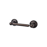 Top Knobs Edwardian Bath Tissue Holder - Oil Rubbed Bronze - Ribbon Backplate - ED3ORBE