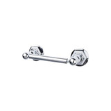 Top Knobs Edwardian Bath Tissue Holder - Polished Chrome - Hex Backplate - ED3PCB