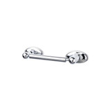 Top Knobs Edwardian Bath Tissue Holder - Oval Backplate, Polished Chrome - ED3PCC