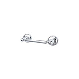 Top Knobs Edwardian Bath Tissue Holder - Polished Chrome - Ribbon Backplate - ED3PCE
