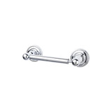 Top Knobs Edwardian Bath Tissue Holder - Polished Chrome - Rope Backplate - ED3PCF