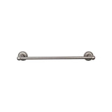 Top Knobs Edwardian Bath 24" Single Towel Bar - Antique Pewter - Rope Backplate - ED8APF